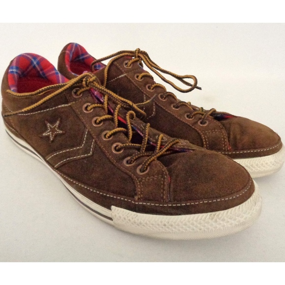 Converse Star Player Sz 12 Mens Low Suede Shoes - Picture 5 of 8